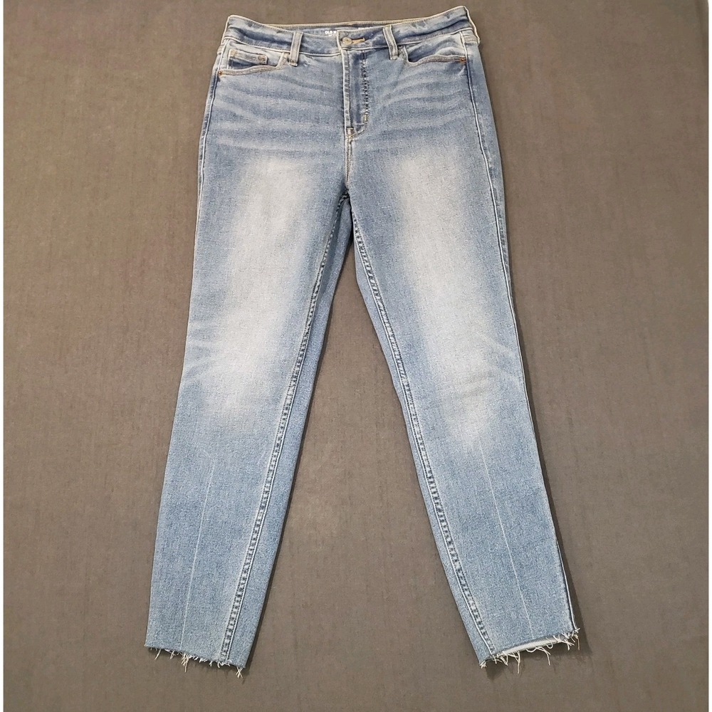 Old Navy Jeans Womens Size 8 Extra High Rise‎ Rockstar Super Straight